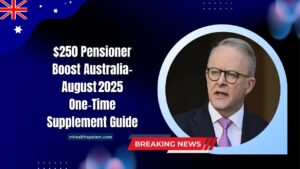 $250 Pensioner Boost Australia- August 2025 One‑Time Supplement Guide